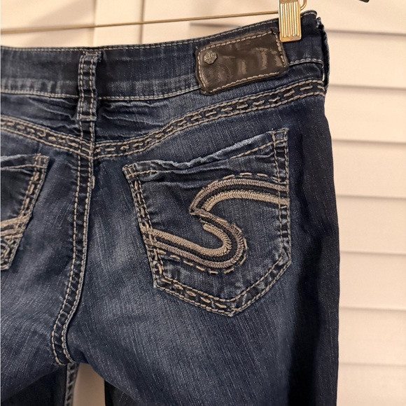 Silver Suki Baby Boot Jeans Dark Blue Size 29 - Picture 9 of 15